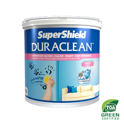 สี TOA ซุปเปอร์ชิลด์ ดูราคลีน สีภายในเช็ดล้างง่าย