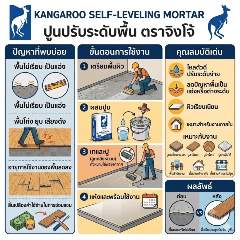ปูนปรับระดับพื้นคืออะไร
